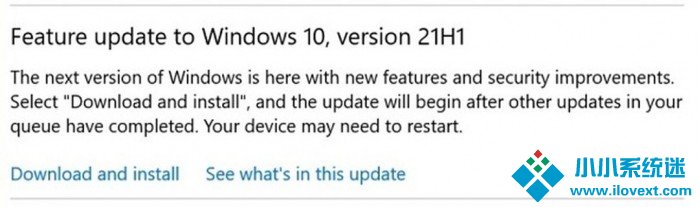 完美升级Windows10 2021年5月功能更新